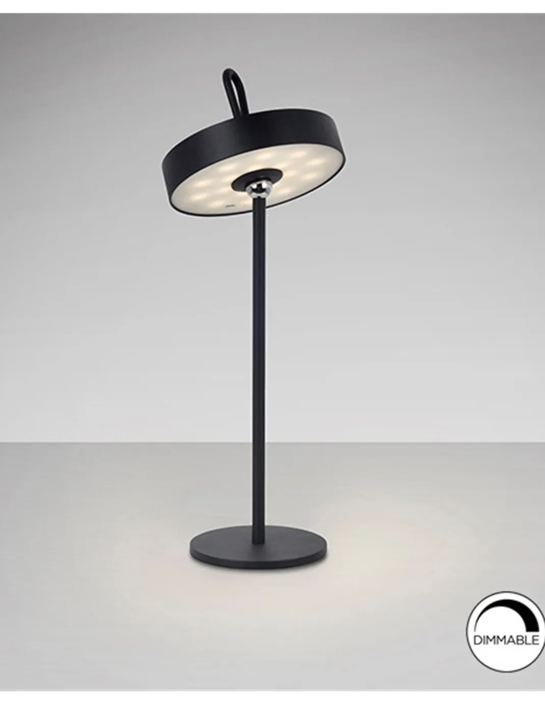 Lámpara de mesa Gong – Schuller – Lámpara LED de exterior (IP54) en 3 colores