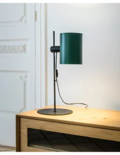 Lámpara de mesa Guadalupe – Faro - Pantalla orientable, disponible en beige o verde