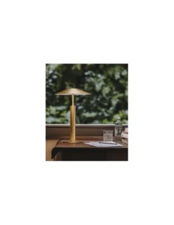 Lámpara de mesa H - LedsC4 - Lámpara minimalista con pantalla cónica