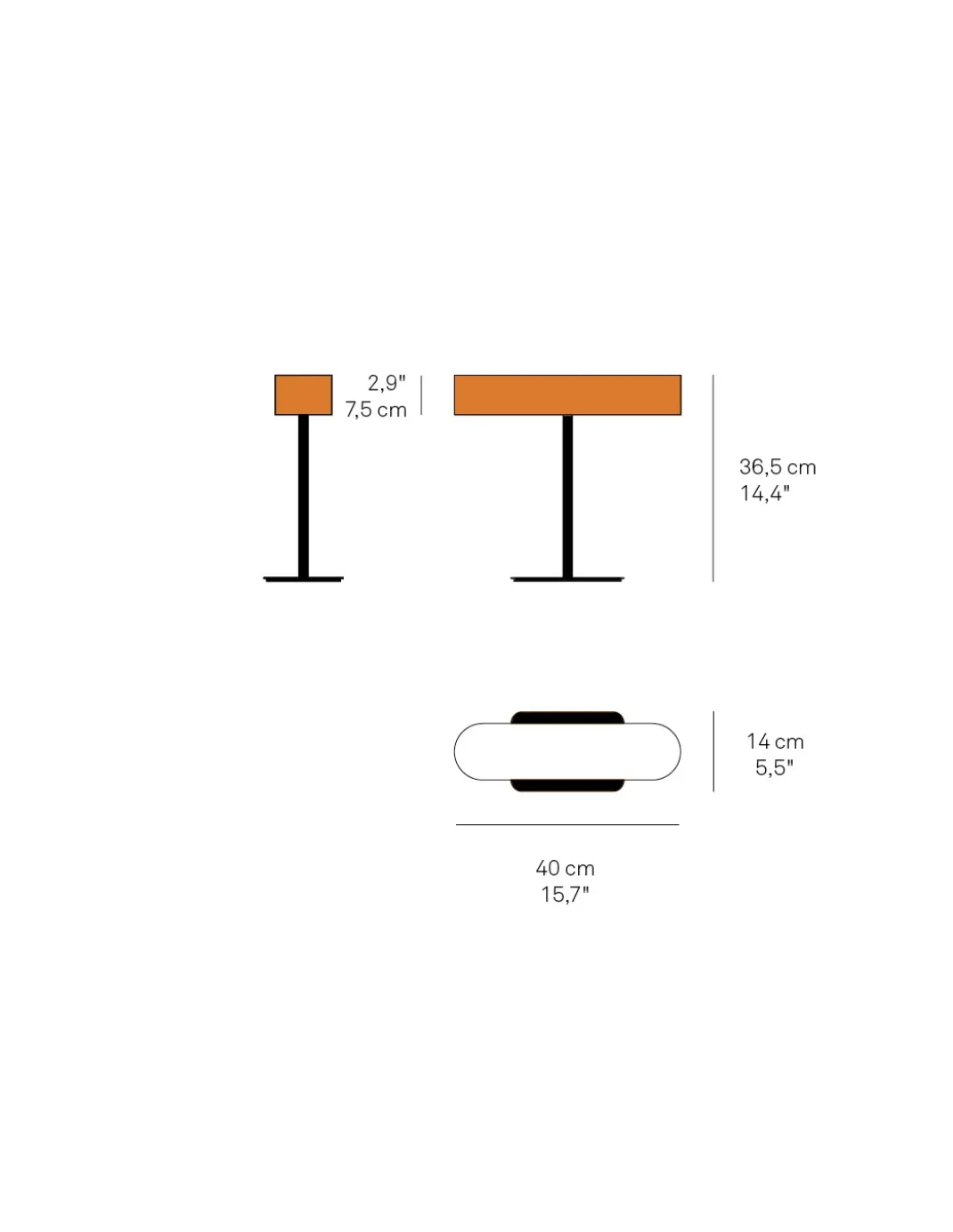 Lámpara de Mesa I-CLUB - LZF - Lámpara de estilo moderno y elegante
