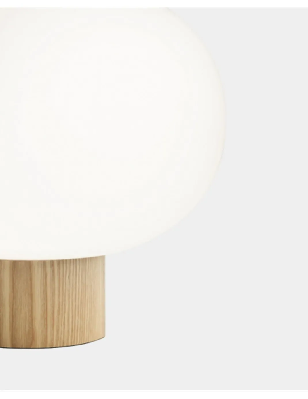 Lámpara de mesa Ilargi - LedsC4 - En madera maciza táctil y regulable