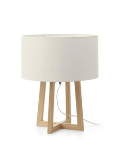 Lámpara de mesa Kara – Novolux – Exo – Lámpara de mesa nórdica de madera