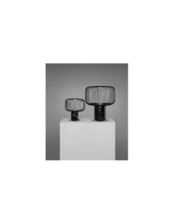 Lámpara de mesa Keshi - B.lux - Lámpara jaula negra con base de mármol