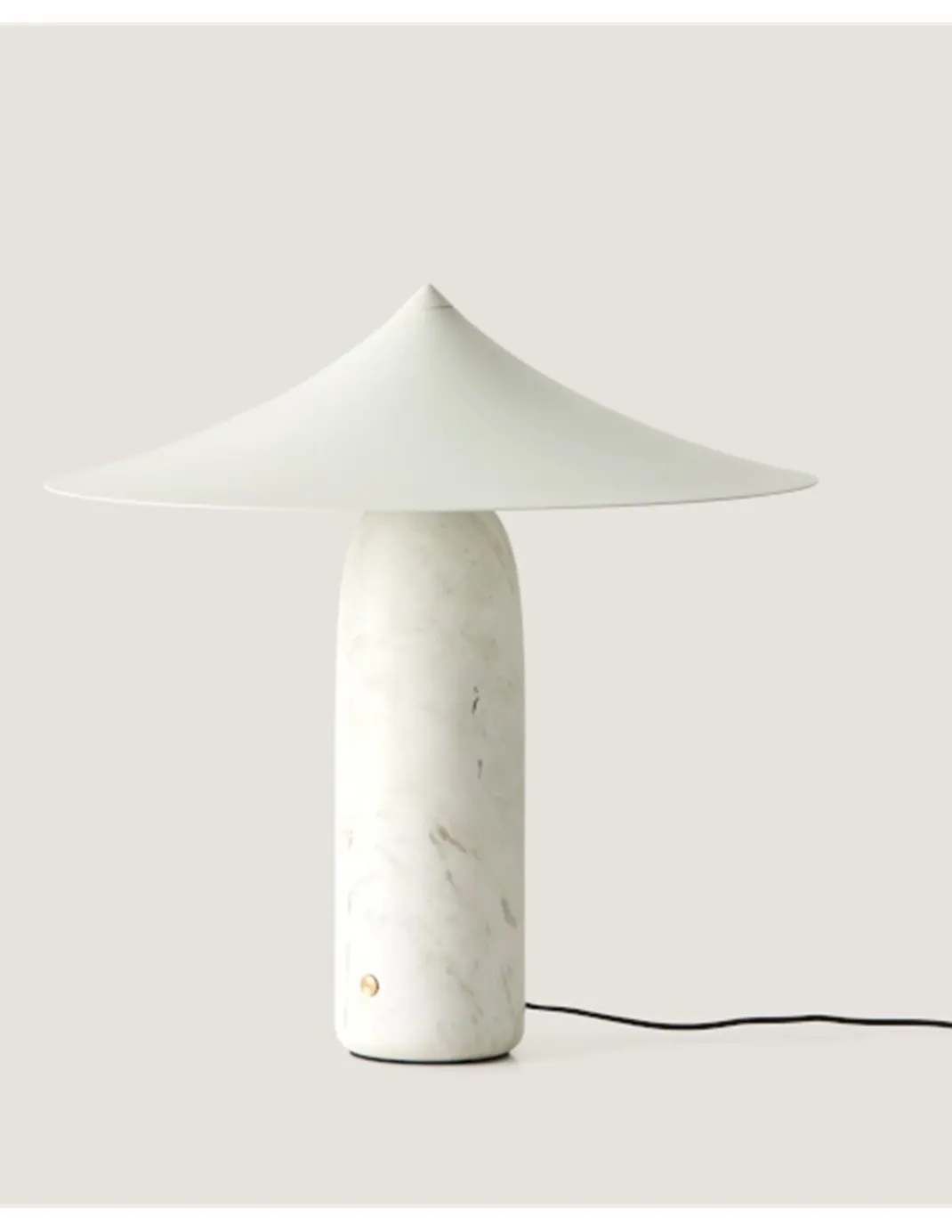 Lámpara de mesa Kine – Aromas – Lámpara inspiración japonesa, de mármol, LED 3000K, Regulable