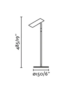 Lámpara de mesa Leo - Faro - Lámpara minimalista, luz dirigible