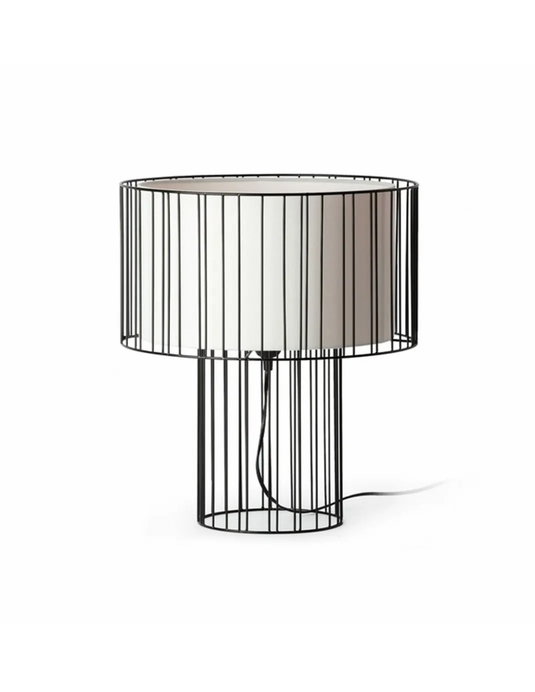 Lámpara de mesa Linda - Faro - Lámpara de metal blanco o negro