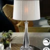 Lámpara de mesa Lin – Schuller – Pantalla de hilo tensado