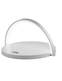 Lámpara de mesa Luxo - AJP - Lámpara blanca con cargador inalámbrico