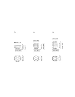 Lámpara de mesa Misko - B.lux - Diseño japonés, pantalla de cristal en 3 tamaños