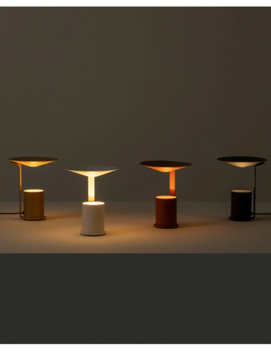 Lámpara de mesa Mokka - Milan - Lámpara minimalista decorativa
