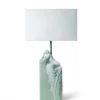Lámpara de mesa Mujer contemplativa II - Lladró - Diseño artesanal de porcelana blanca