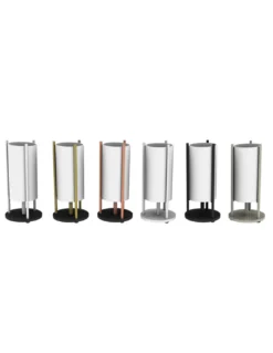 Lámpara de mesa Noa - Pujol Iluminación - Lámpara cilíndrica de cristal