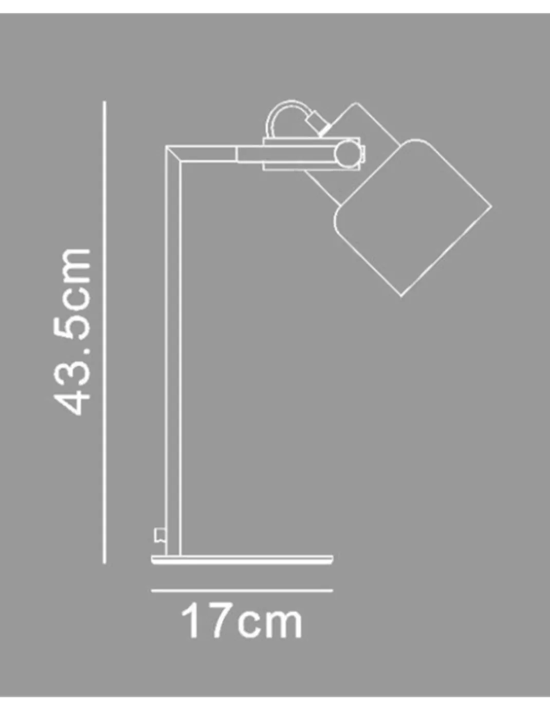 Lámpara de mesa Nordica - IDP Lampshades - Pantalla orientable, estilo industrial con calidez nórdica