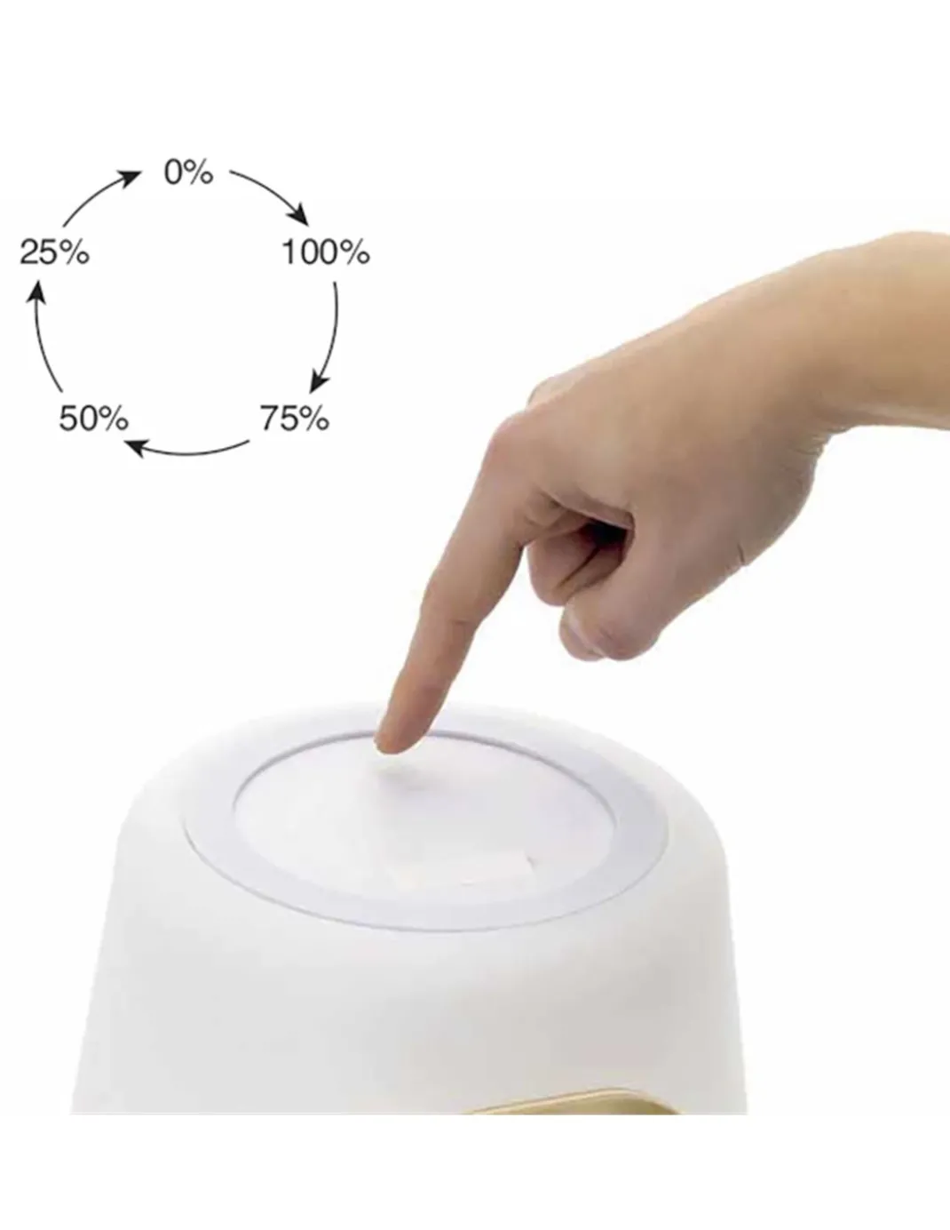 Lámpara de mesa portátil Ibar - Novolux Lighting Exo - Madera de haya, apta para exterior