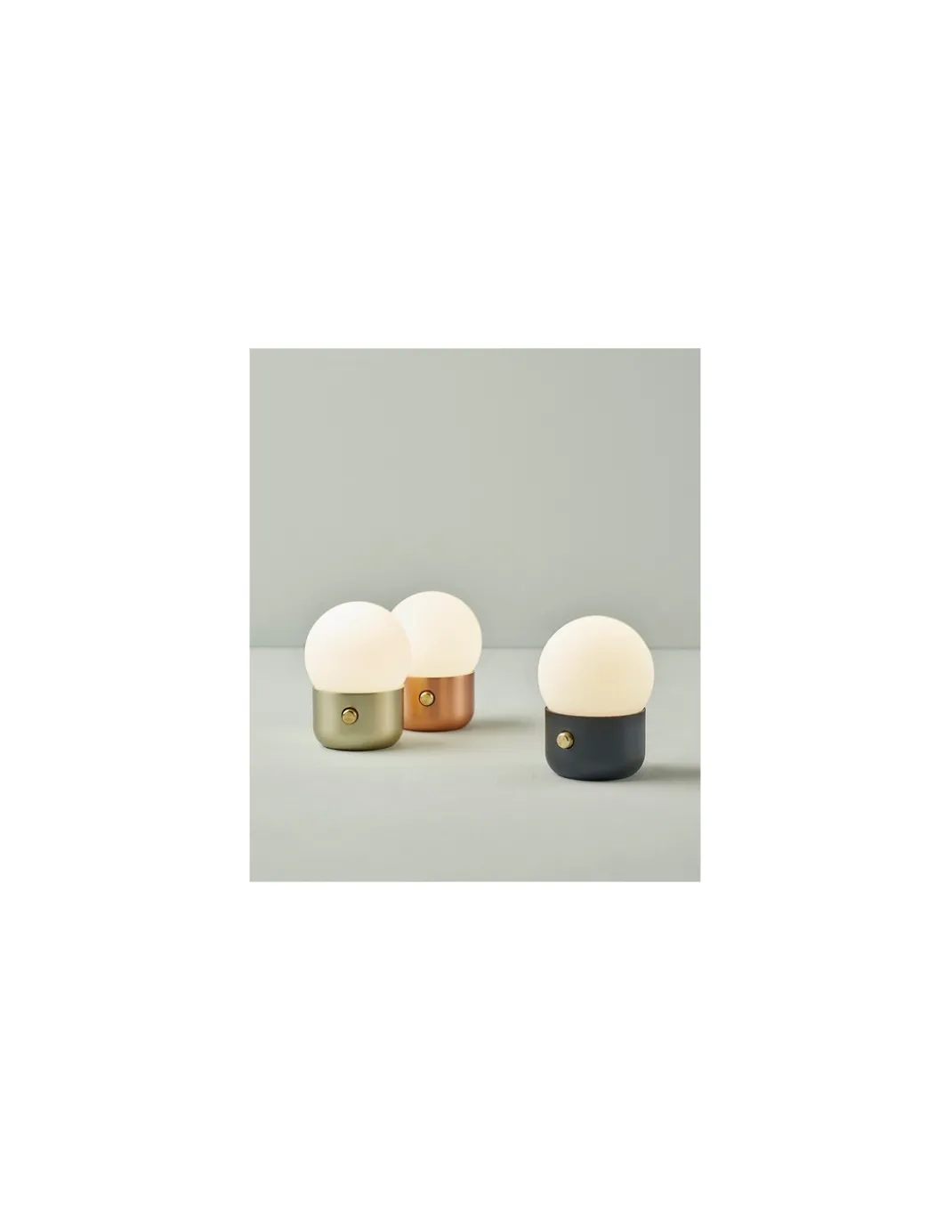 Lámpara de mesa portátil Kup - B.lux - Lámpara LED regulable en 3 colores