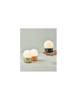 Lámpara de mesa portátil Kup - B.lux - Lámpara LED regulable en 3 colores