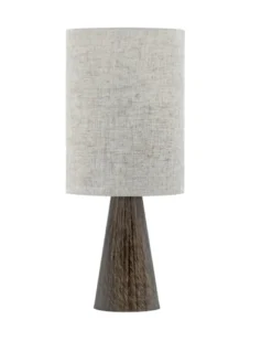 Lámpara de mesa Rodrigo - IDP Lampshades - Diseño minimalista y moderno de lino y madera