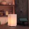 Lámpara de mesa Roxi – Robin – Pantalla de tela crema, 1xE27