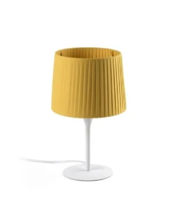 Lámpara de mesa Samba - Faro - Lámpara decorativa con pantalla encintada