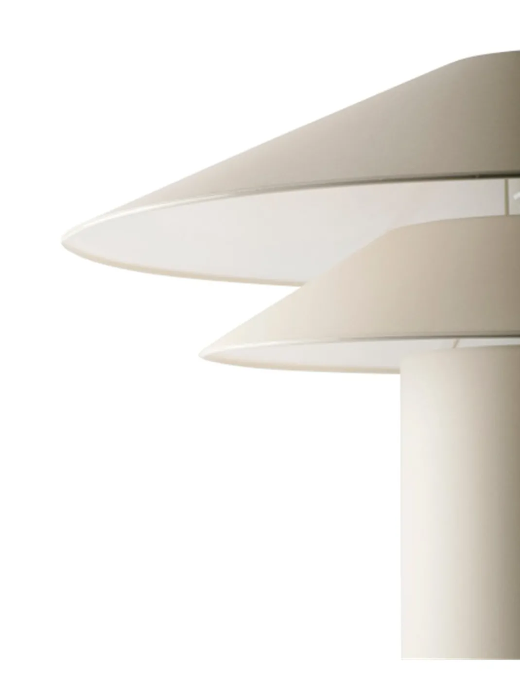 Lámpara de mesa Shan – Faro – Pantalla de pergamino, diseño decorativo