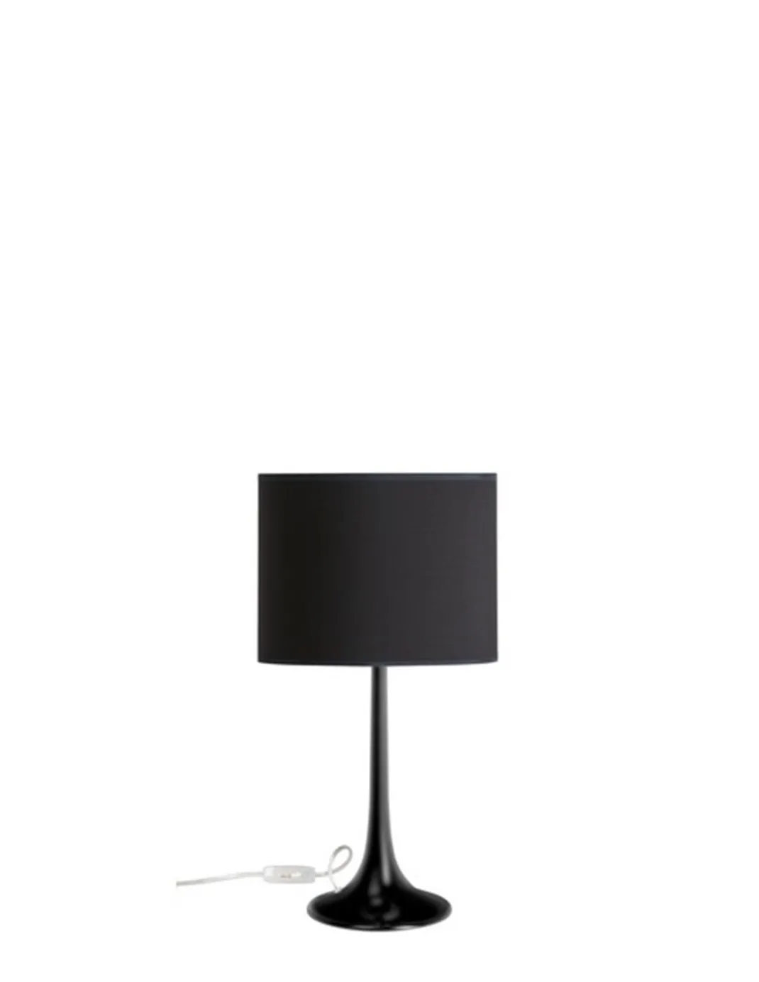 Lámpara de mesa Simplicity – Massmi – Lámpara moderna de mesa, Pantalla de tela cuadrada, 1xE27