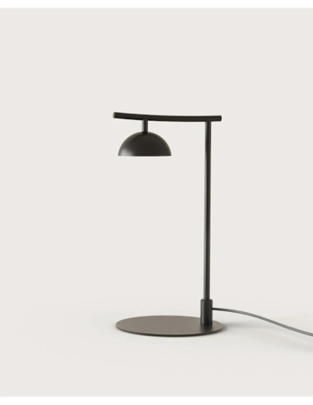 Lámpara de mesa Tana – Aromas – Lámpara de metal negro mate, LED 2700K, 40 cm