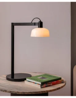 Lámpara de mesa Tatawin - Faro – Brazo giratorio, diseño moderno con pantalla en blanco o negro