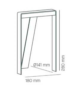 Lámpara de mesa Tempe - Milan - Lámpara minimalista decorativa LED