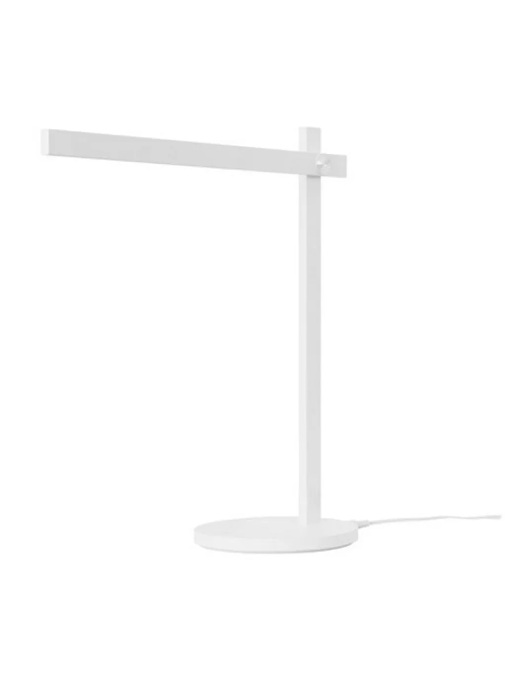 Lámpara de mesa Touch - FORLIGHT - Lámpara de escritorio blanca, luz orientable LED regulable