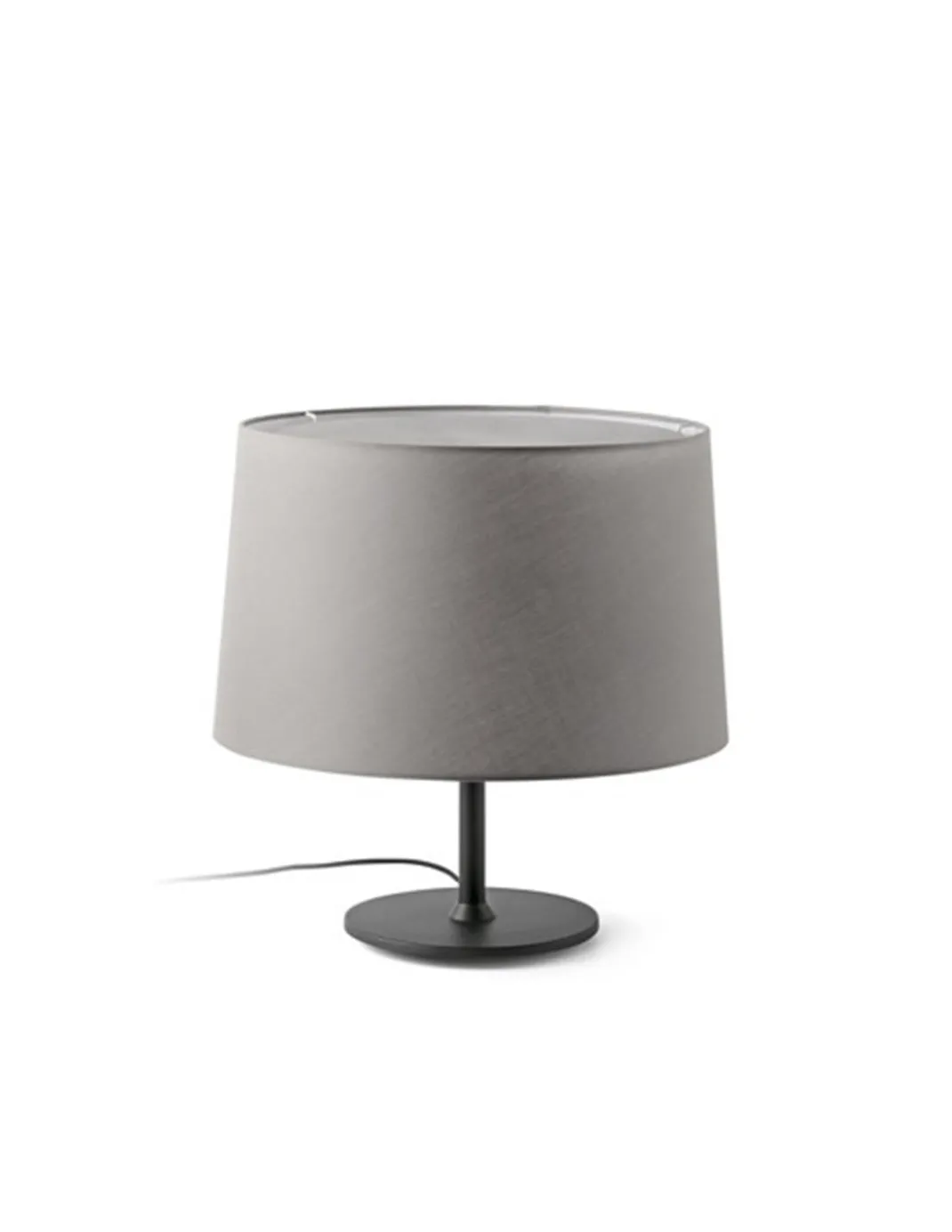 Lámpara de mesa Windsor - Faro - Pantalla de tela gris