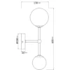 Lámpara de pared Cosmica – AJP – Lámpara tipo bola decorativa de latón