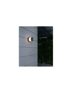 Lámpara de pared de exterior Block - Faro - Lámpara de cemento redonda