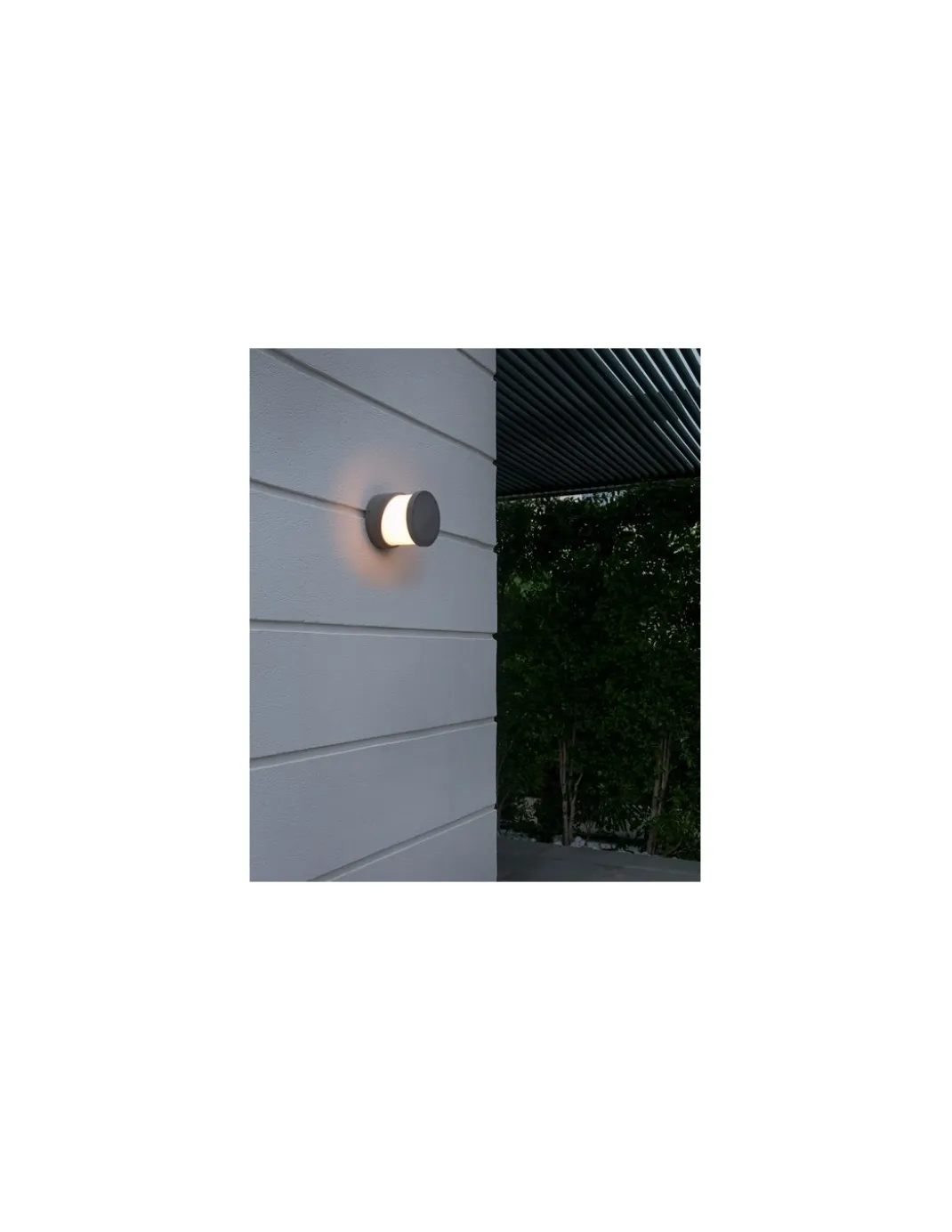 Lámpara de pared de exterior Block - Faro - Lámpara de cemento redonda