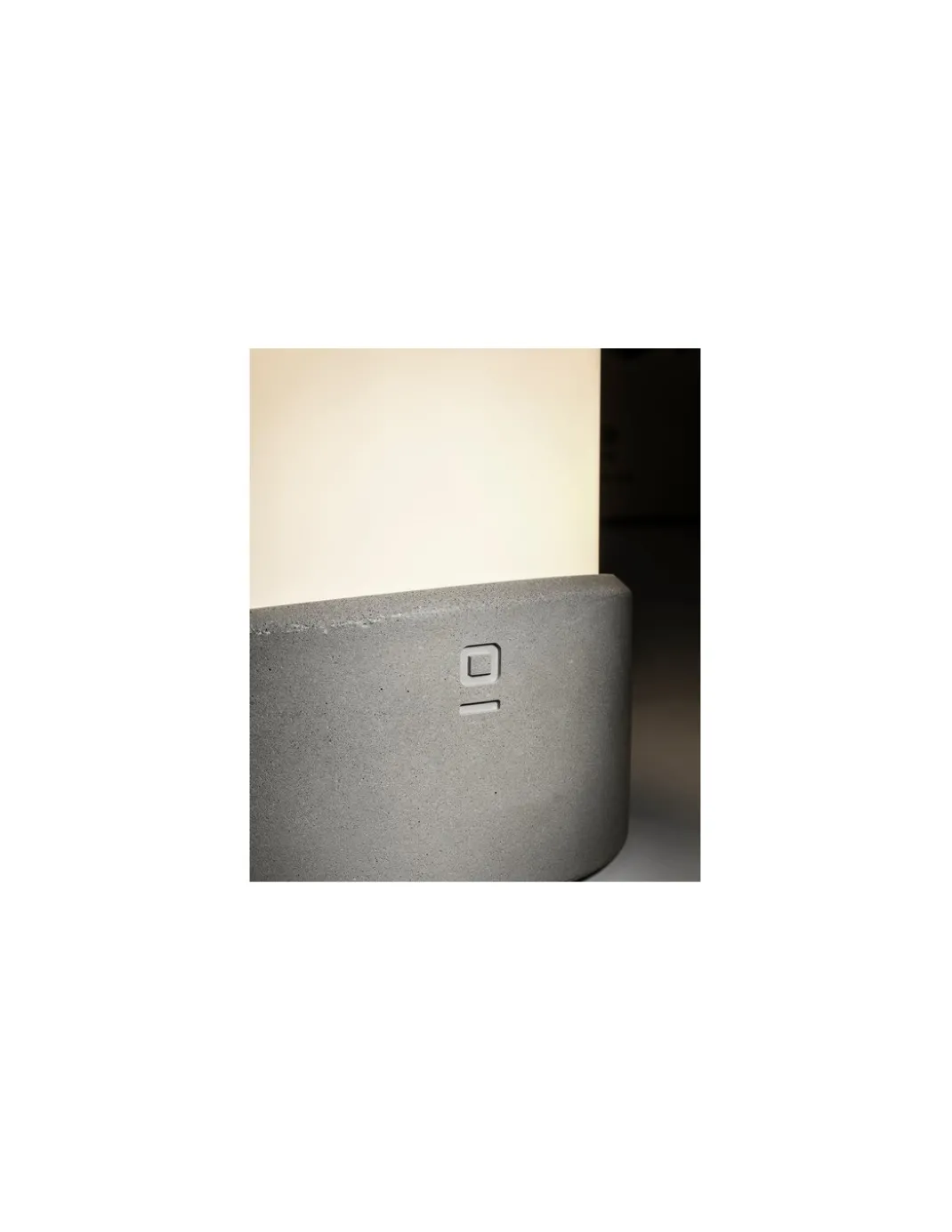 Lámpara de pared de exterior Block - Faro - Lámpara de cemento redonda