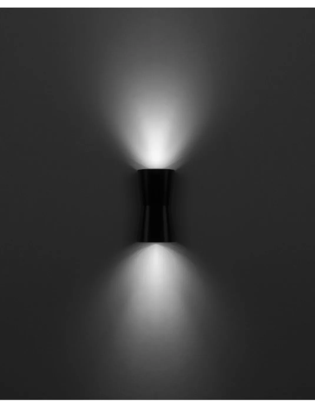 Lámpara de pared de exterior Prisma – FORLIGHT – Aplique con doble emisión de luz, GU10, Apto para ambientes salinos