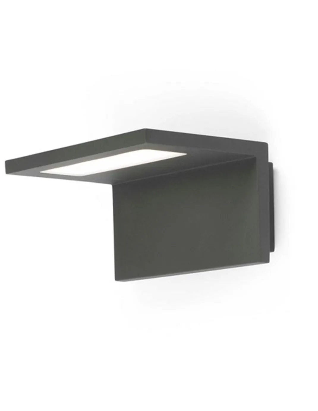 Lámpara de pared Ele - Faro - Lámpara de exterior en gris oscuro