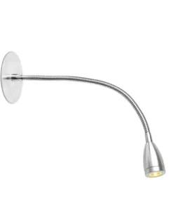 Lámpara de pared empotrable Loke - Faro - Brazo orientable en cromo