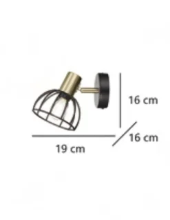Lámpara de pared jaula Bermeo – AJP