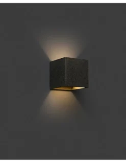 Lámpara de pared Kamen – Faro – Lámpara de cemento, G9, 11.5 cm