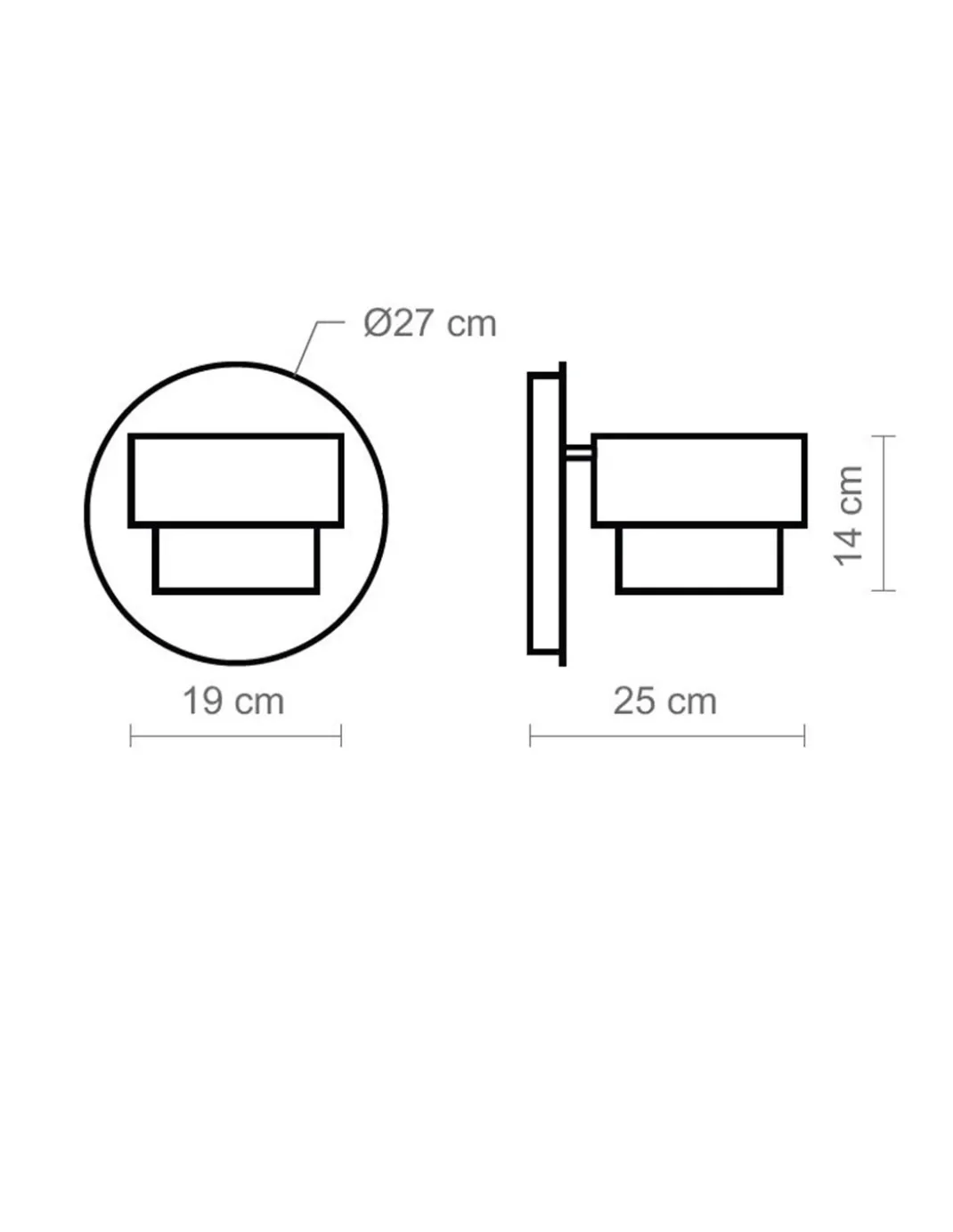 Lámpara de pared Kan XL – Luxcambra – Lámpara orientable, pantalla de rafia