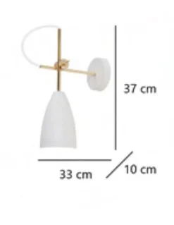 Lámpara de pared Manus - AJP - Lámpara de lectura orientable