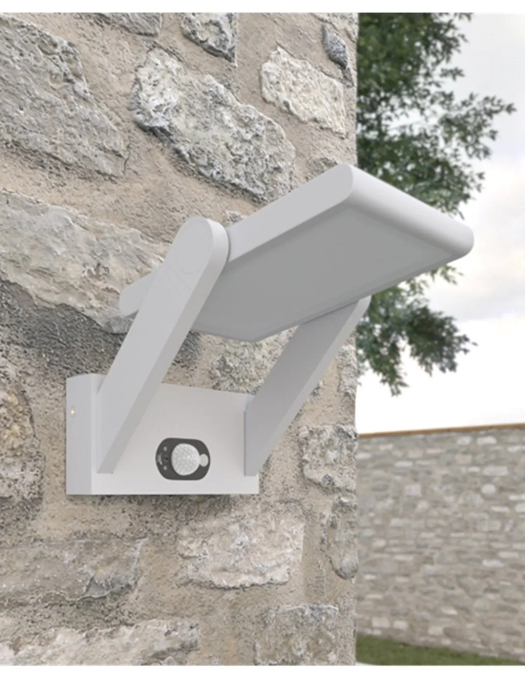 Lámpara de pared solar Proa – Beneito & Faure – Lámpara LED 4000K, IP54