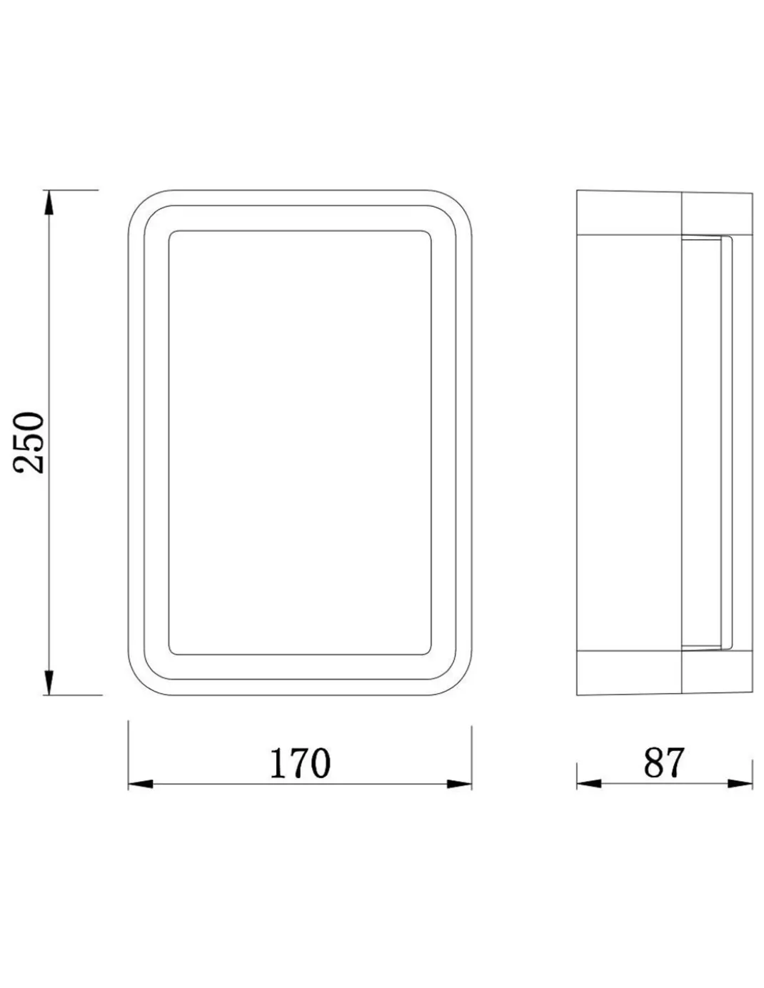 Lámpara de pared/techo Alhambra - Iberlamp - Lámpara de exterior antracita
