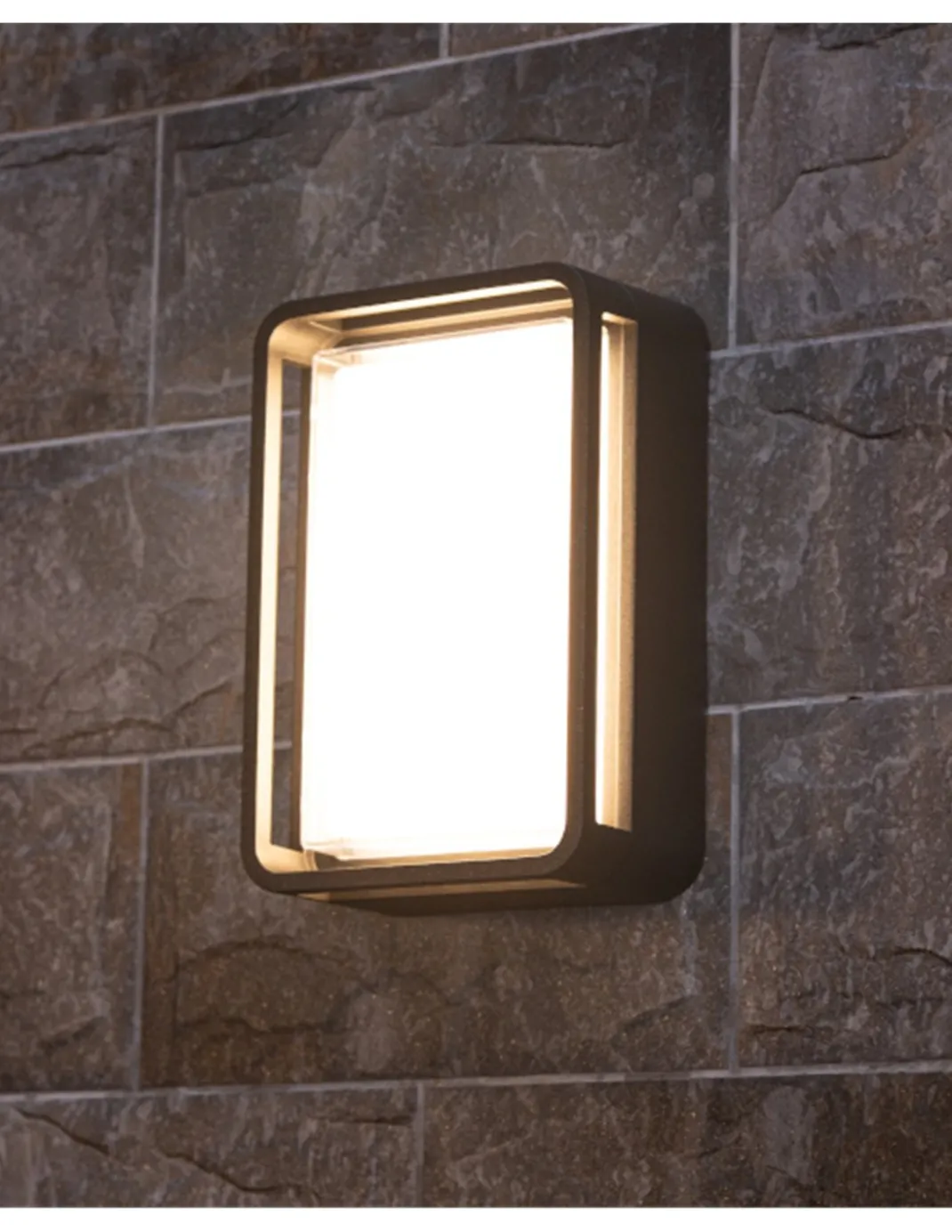 Lámpara de pared/techo Alhambra - Iberlamp - Lámpara de exterior antracita
