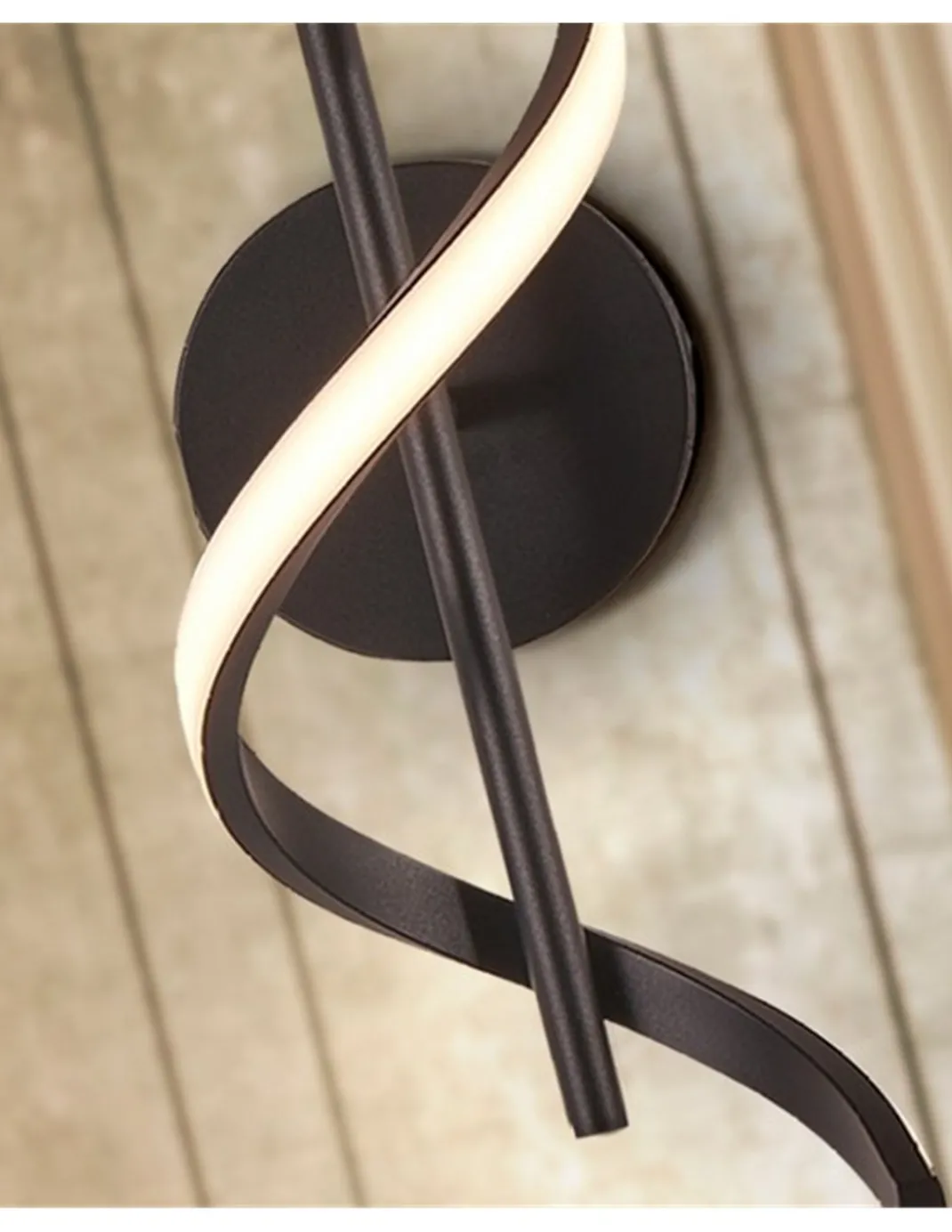 Lámpara de pared/techo Boa - Schuller - Diseño minimalista negro