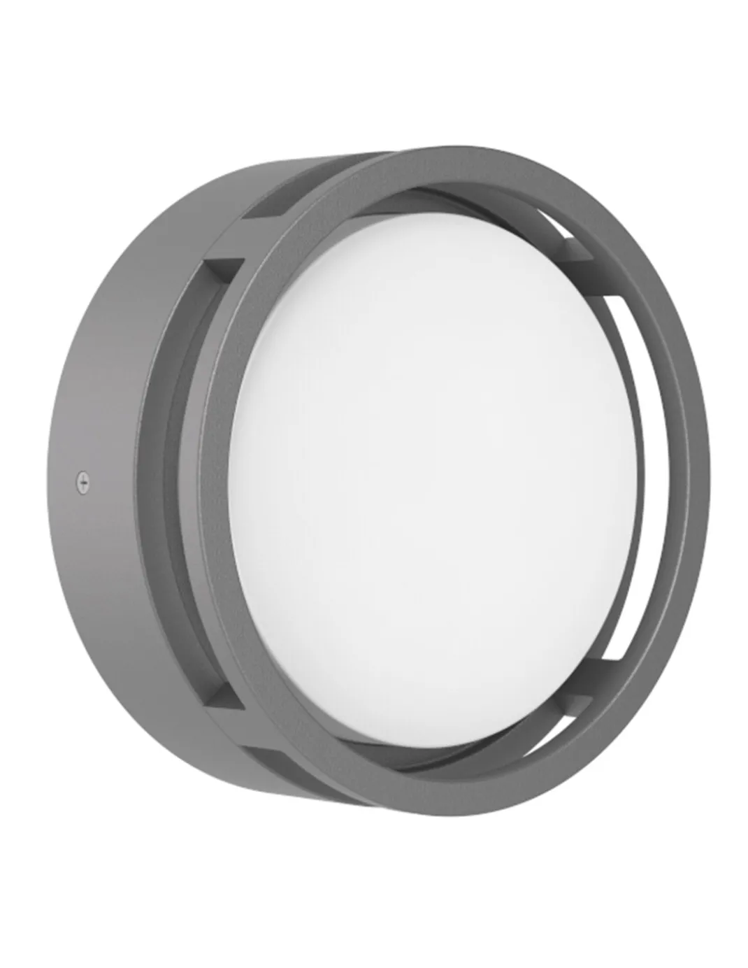 Lámpara de pared/techo de exterior Alhambra - Iberlamp - Lámpara redonda antracita, Ø 24 cm