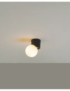 Lámpara de pared/techo Land - Milan - Lámpara de cerámica y vidrio soplado