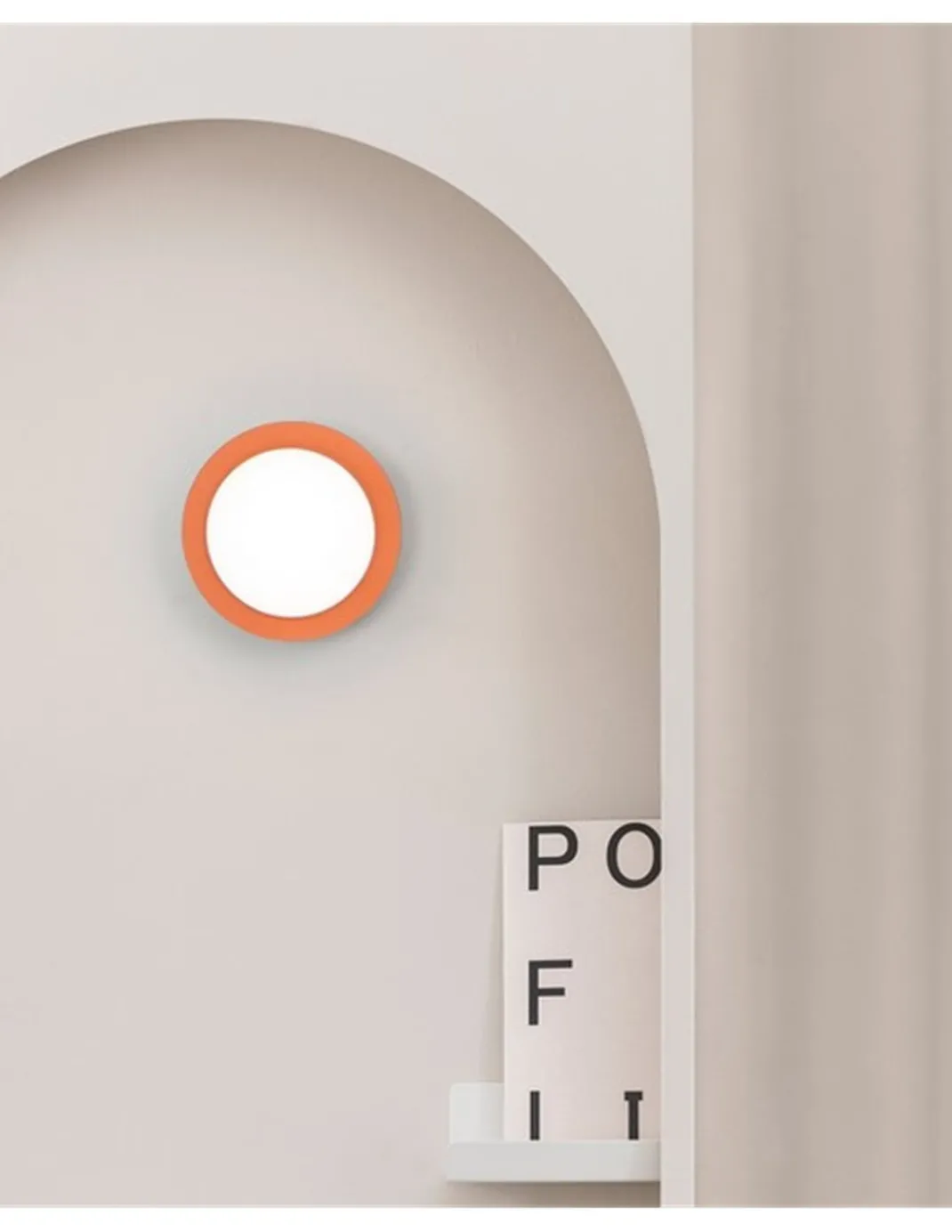 Lámpara de pared/techo May - Faro - Lámpara apta para baño, diseño minimalista