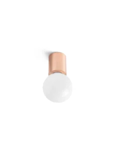 Lámpara de pared/techo Ten - Faro - Diseño cilíndrico, lámpara bombilla