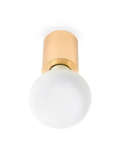 Lámpara de pared/techo Ten - Faro - Diseño cilíndrico, lámpara bombilla